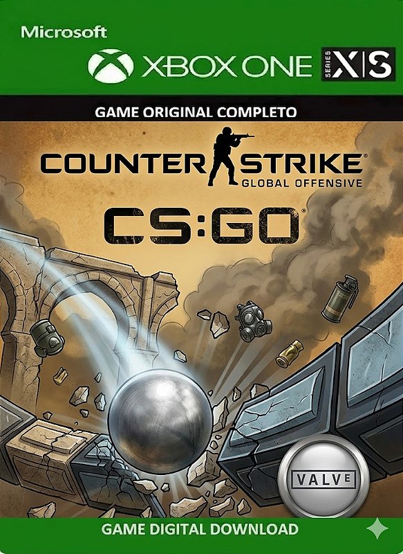 Counter Strike: GO Xbox One OU Series S/X Jogo Digital - ADRIANAGAMES