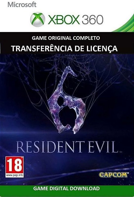 Kit 6 jogos Resident Evil 0/1/4/5/6 + REVELATION xbox 360 (Mídia Digital) –  Games Matrix