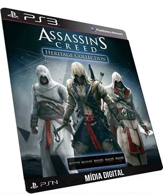 assassins creed 1 para ps3 em mídia digital