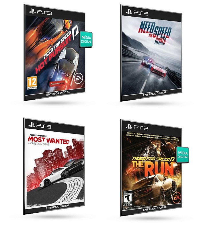 Jogo PS3 - Need for Speed Rivals (Mídia Física) - FF Games - Videogames  Retrô
