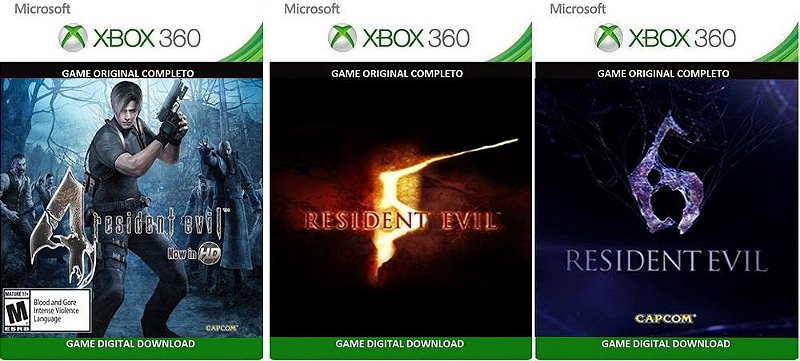 Resident Evil 4 Hd Xbox One Dublado Em Portugues