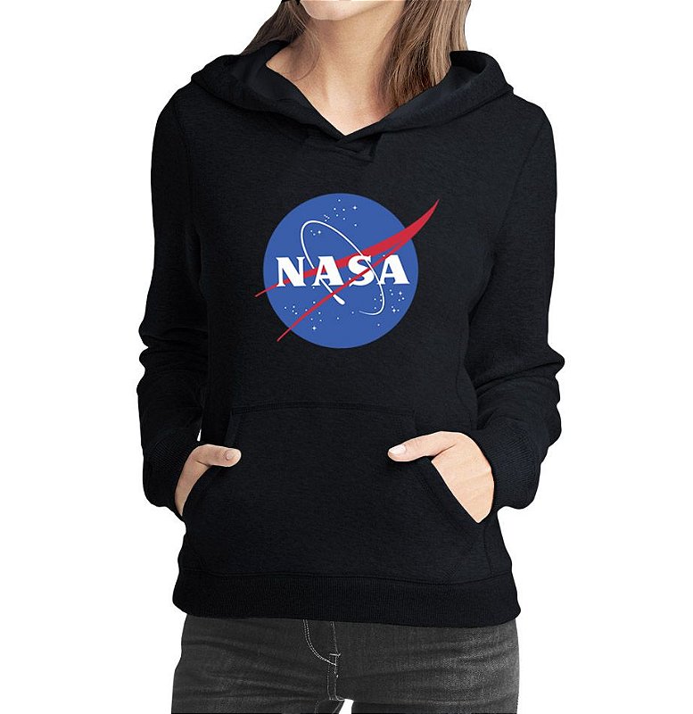 moletom nasa cinza