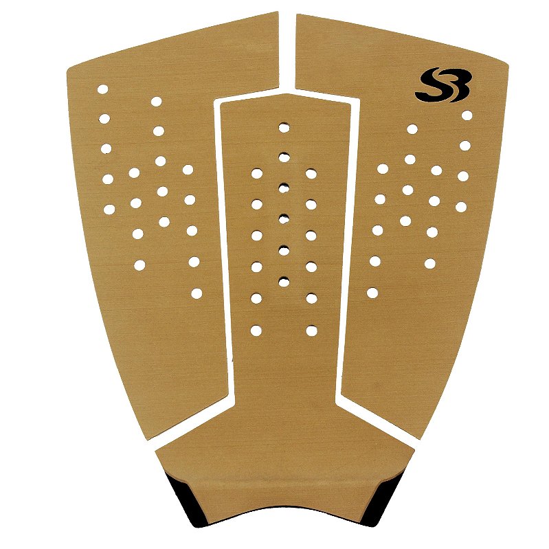 Deck Surf Silverbay LONGBOARD PRO MARINE 3 Peças Madeira/Preto