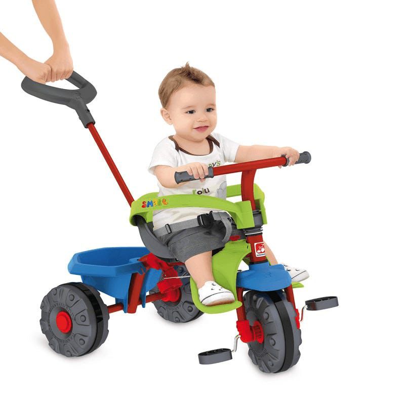 Triciclo Infantil Passeio e Pedal Bandeirante Europa Azul