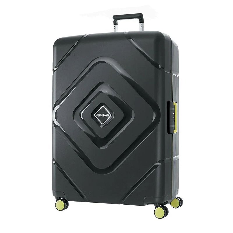 Mala Samsonite Trigard Spinner Tam M preta - Ciclone Magazine