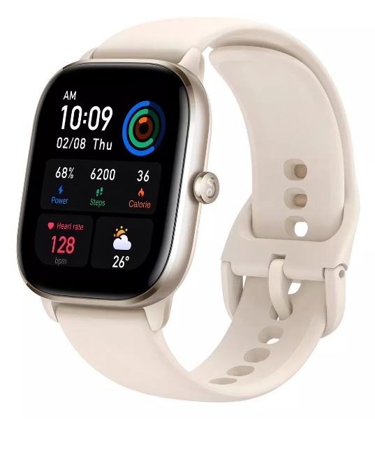 Relogio Smartwatch Amazfit GTS 4 Mini White Ciclone Magazine Tudo para voce