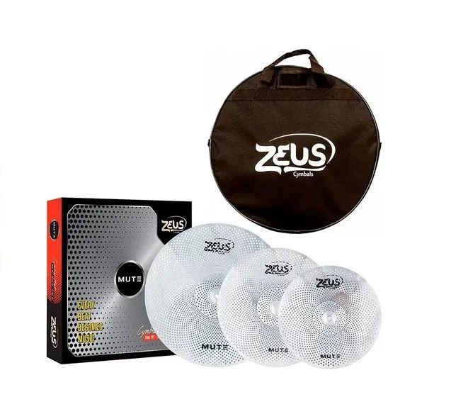 Kit de Pratos Zeus Mute Set C 14/16/20 - Shop Music - Loja Online