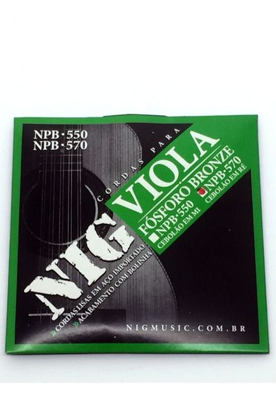 Encordoamento Nig Viola 10 Cordas NPB-580 Leve - Shop Music - Loja