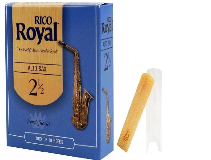 Palheta Rico Royal Sax Alto 2.5 RJB1025 UNID - Shop Music - Loja Online de  Instrumentos Musicais e Áudio