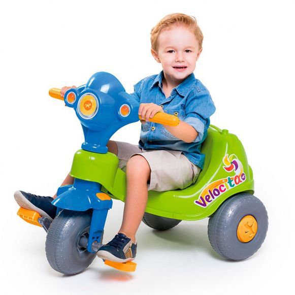 Triciclo Infantil Velocita Com Empurrador - Calesita - Toy Baby Aluguel de  Brinquedos para bebês e crianças