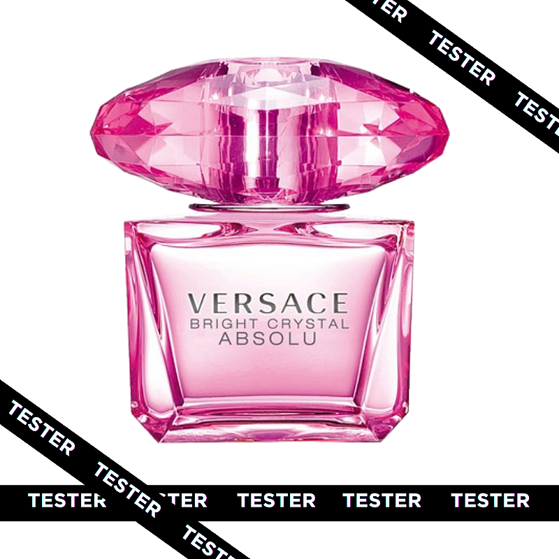 TESTER VERSACE BRIGHT CRYSTAL ABSOLUT FEMININO 90ML