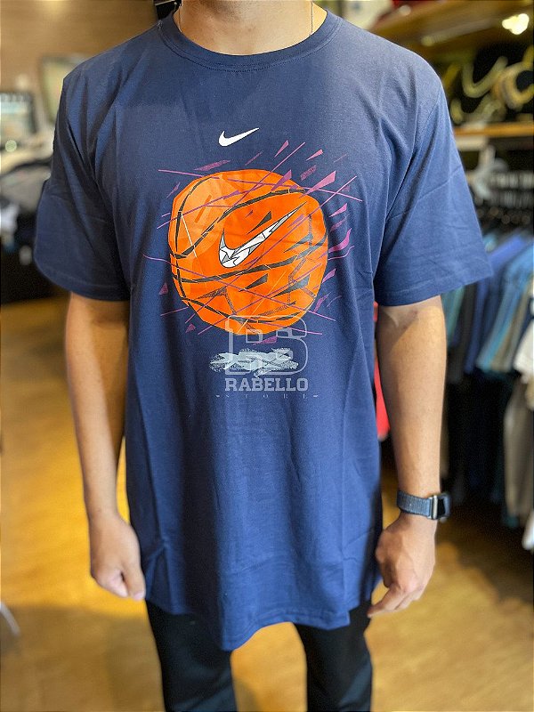 Camiseta Nike Logo Basquete Azul Marinho - Rabello Store - Tênis,  Vestuários, Lifestyle e muito mais