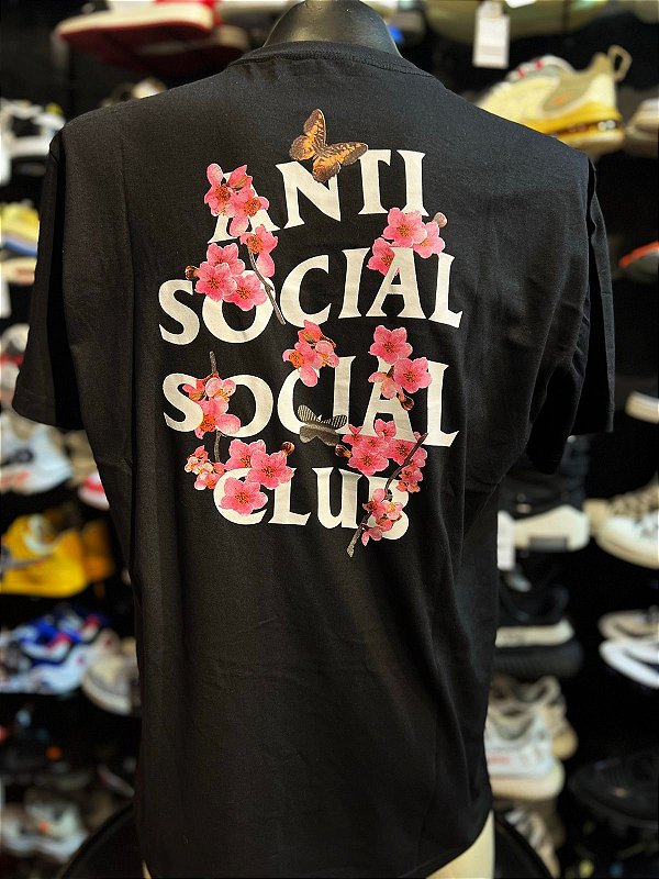 Camiseta Anti Social Social Club Flor Preta - Pronta Entrega - Rabello  Store - Tênis, Vestuários, Lifestyle e muito mais