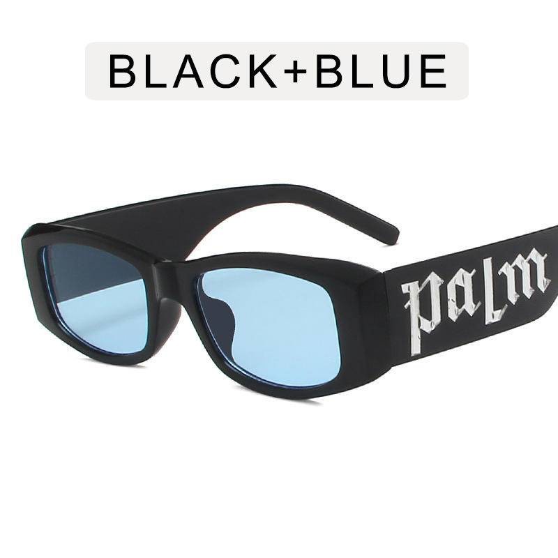 Óculos de Sol Palm Angels Black Blue - Express - Rabello Store