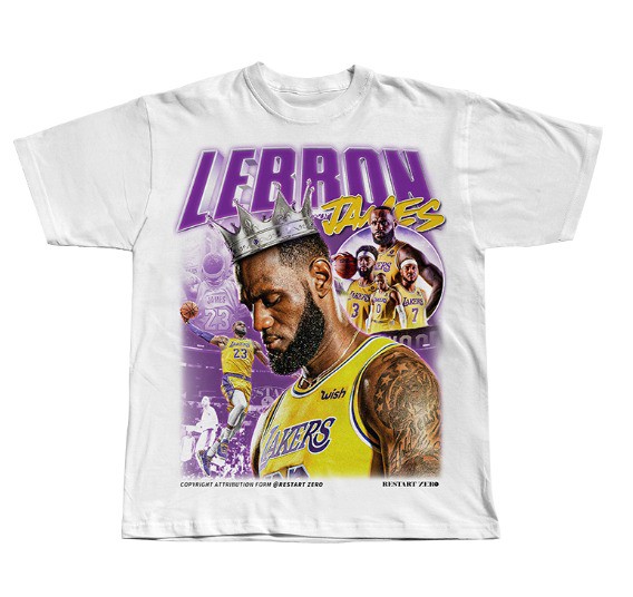  Camiseta de Lebron James King - Camisa de Lebron James