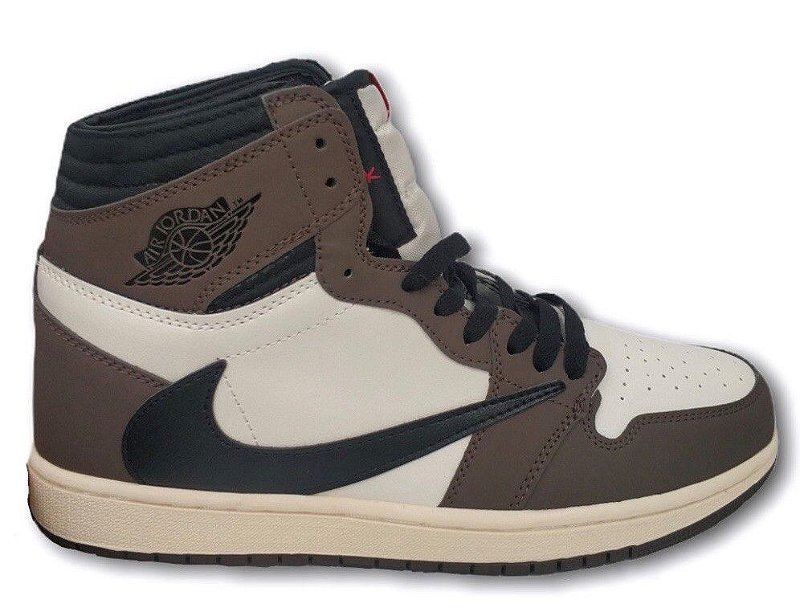 Tênis Nike Air Jordan 1 High Travis Scott (couro ...