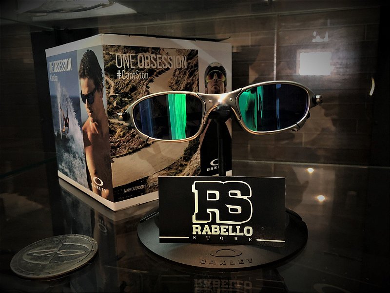 Óculos Oakley Juliet Plasma G26 Custom - Rabello Store