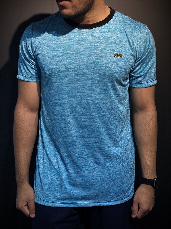 Camiseta Lacoste Dry-Fit Azul - Rabello Store - Tênis, Vestuários,  Lifestyle e muito mais