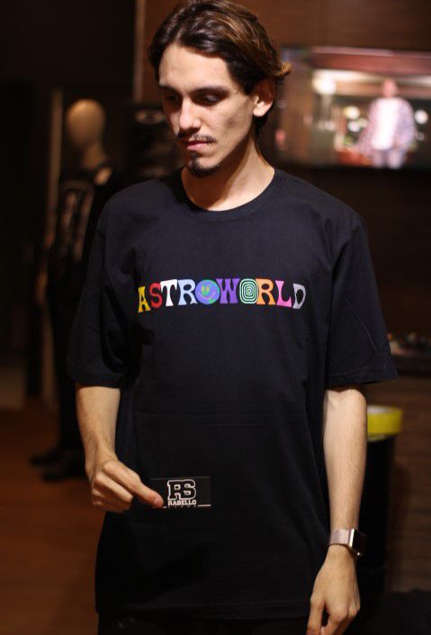Camiseta Astroworld Travis Scott Preta - Rabello Store