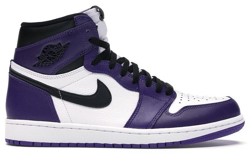 purple nike jordans