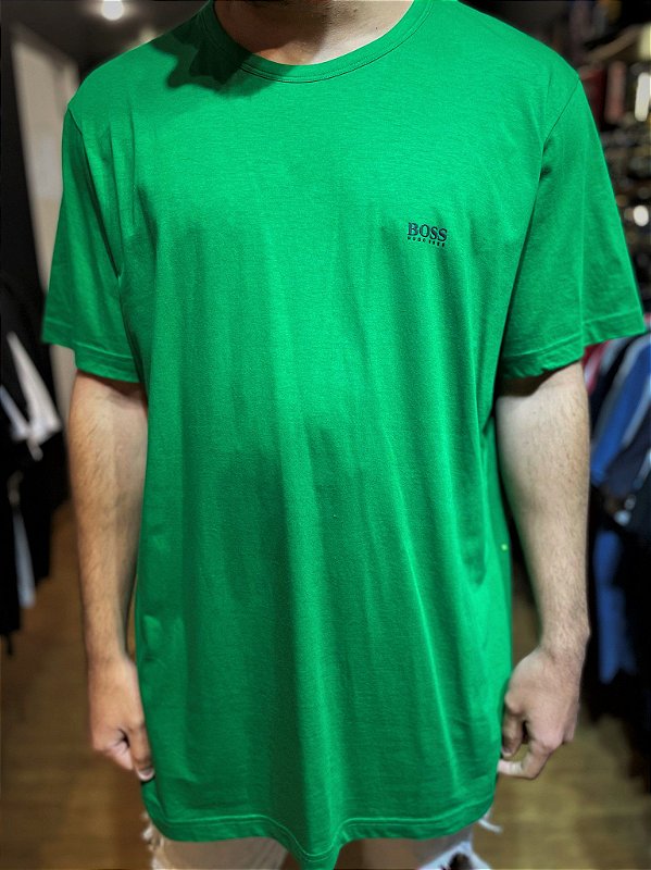 Camiseta Hugo Boss Masculina Basic Original Verde - Rabello Store - Tênis,  Vestuários, Lifestyle e muito mais