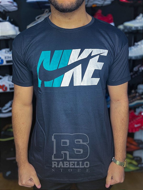 Camiseta Nike Logo Azul Marinho - Rabello Store - Tênis, Vestuários,  Lifestyle e muito mais