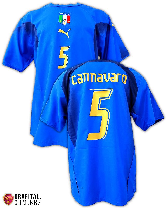 Itália 2006 Tamanho G 72x57cm - Grafital Camisas Relíquias