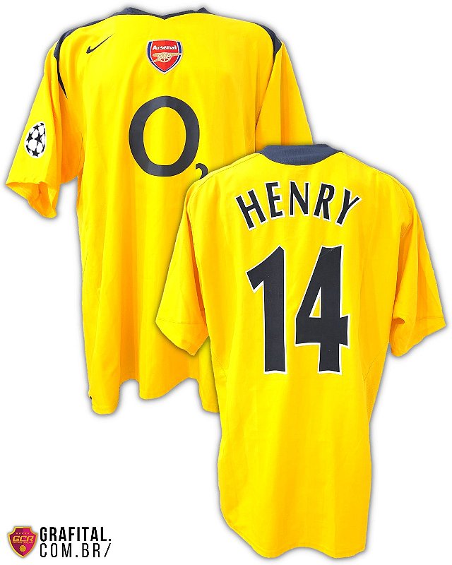 Arsenal 2005/2006 Tamanho GG 80x63cm - Grafital Camisas Relíquias