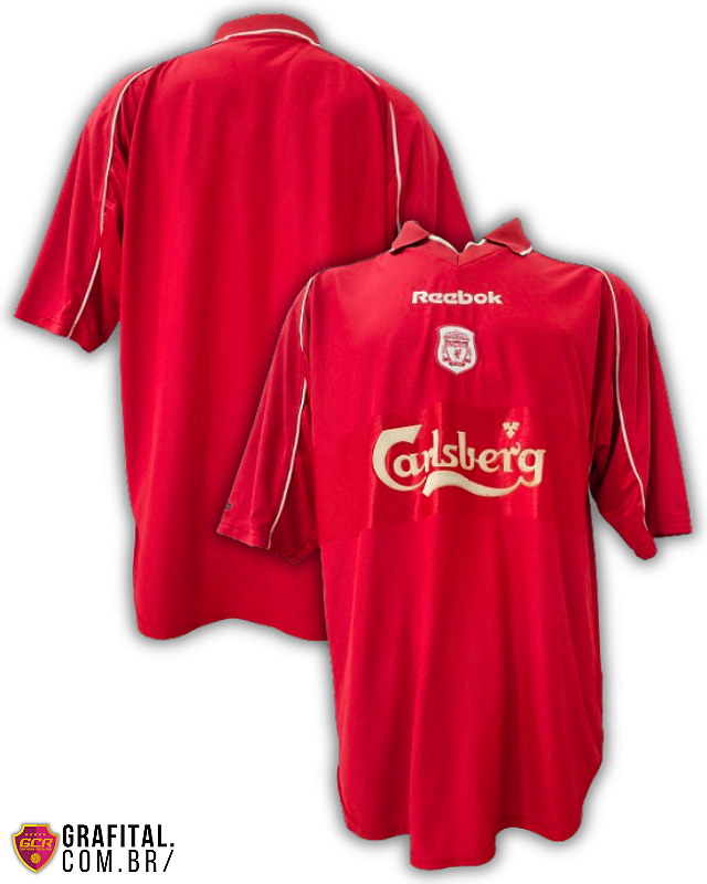 Liverpool 2000/2001 Tamanho GG 80x61cm - Grafital Camisas Relíquias