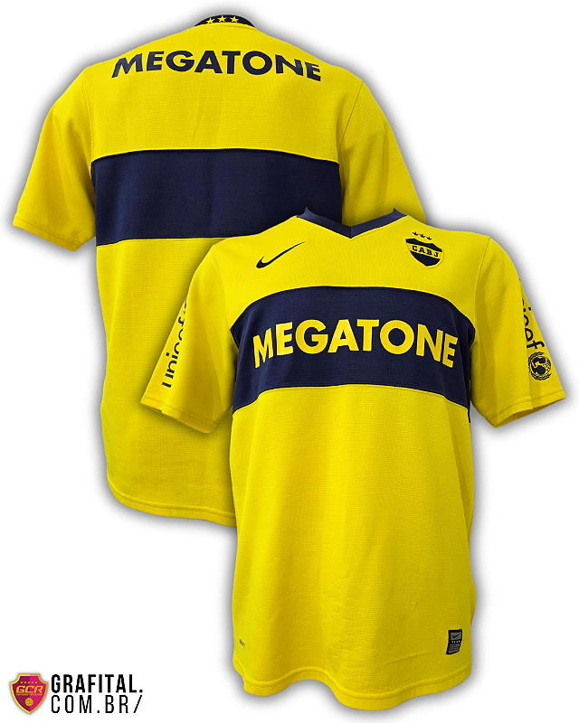 【Taaa様】2008-2009 BOCA JUNIORS ボカ・ジュニアーズ Boca Juniors 2008/2009 Tamanho M 72x52cm - Grafital Camisas Relíquias