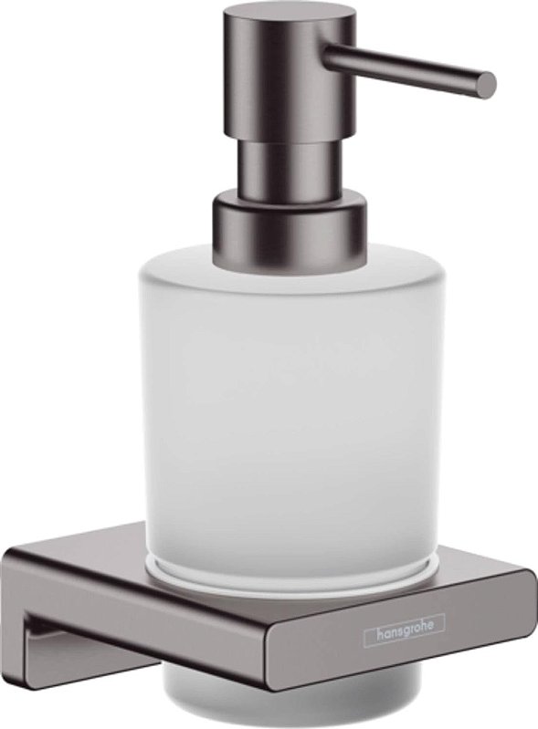 Hansgrohe 41745340 AddStoris Dosador de Sabonete, Cromo Preto Escovado ...