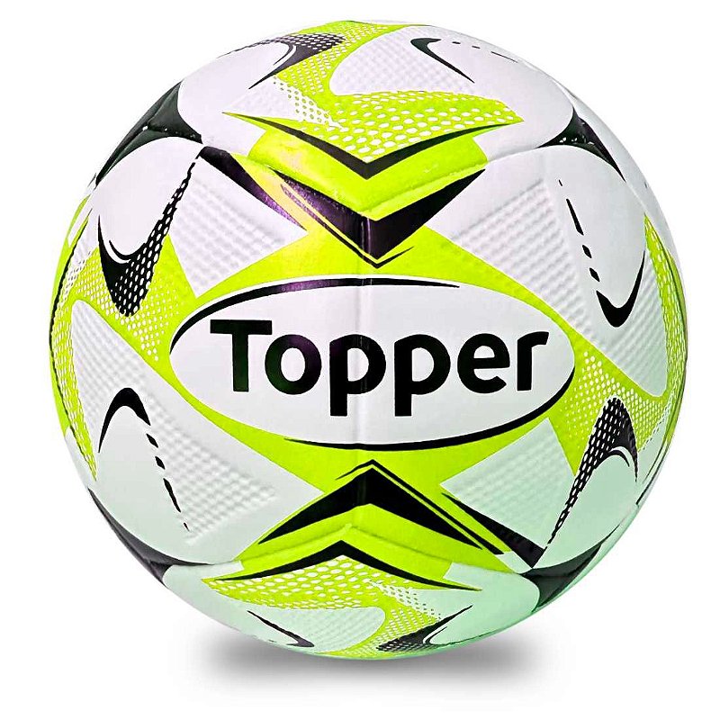 Bola De Futebol De Campo Slick 2020 Topper Cor Amarelo Neon/Preto