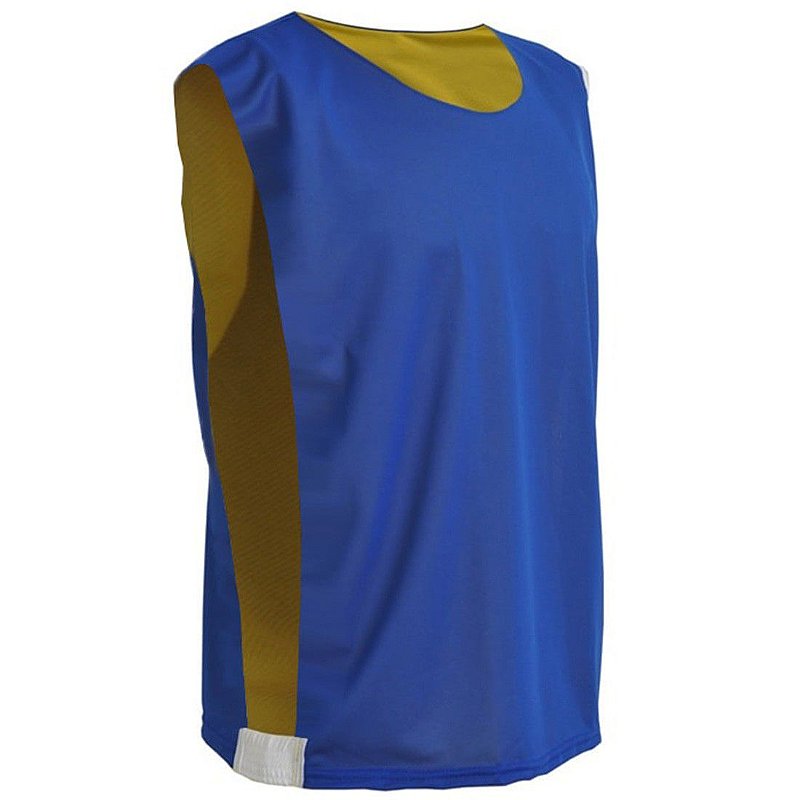 Colete Dupla Face Azul e Amarelo TAM G - Mercadão Dos Esportes, loja de ...