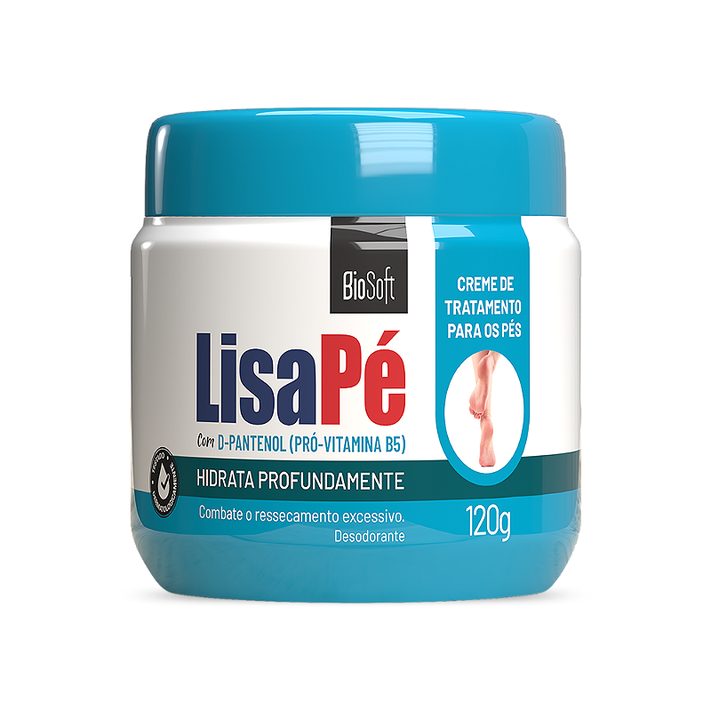 Hidratante Lisa Pé D-Pantenol Bio Soft 120g - Loja Soft Hair