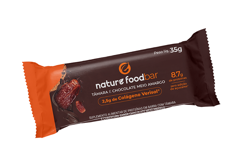 Barrinha de Tâmara e Chocolate Meio Amargo Nature Food Bar 35g