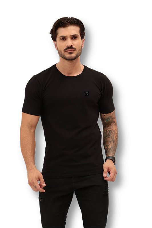 Camiseta Pima 40.1 Preta