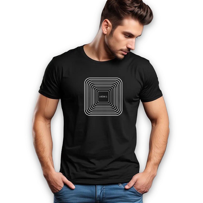 Camiseta Pima Estampa 3d