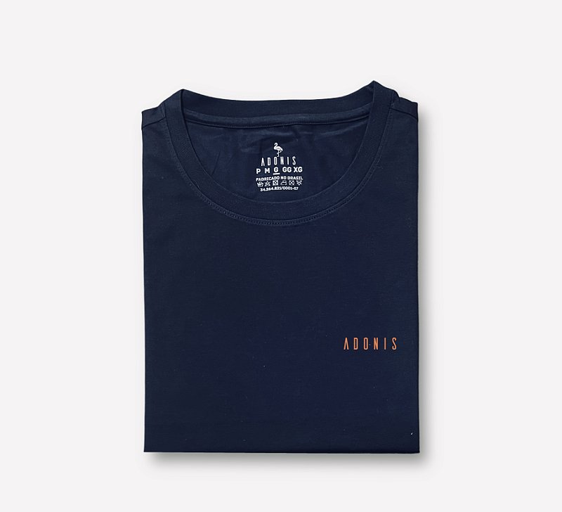 Camiseta Pima Azul Marinho 40.1