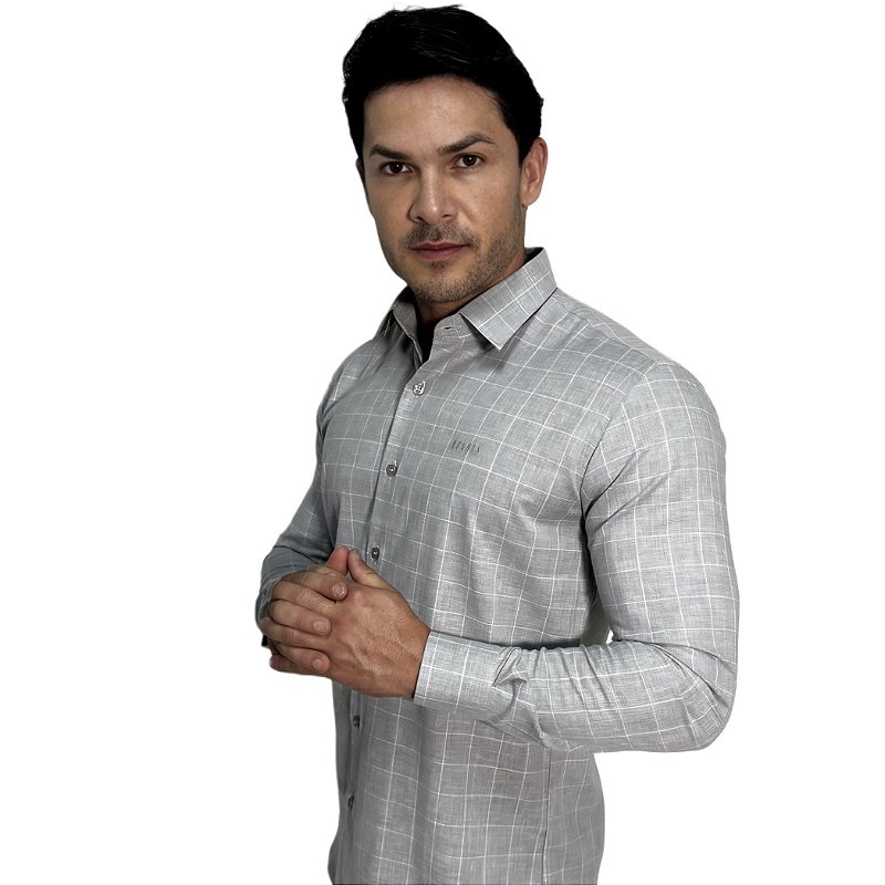Camisa Social Quadriculada
