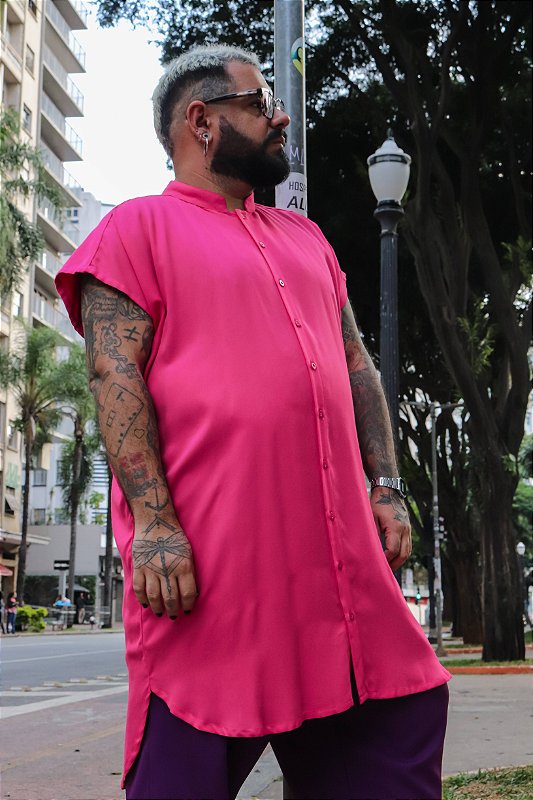 Chemise ‘Patrick Me Dê Fenda’ - Pink