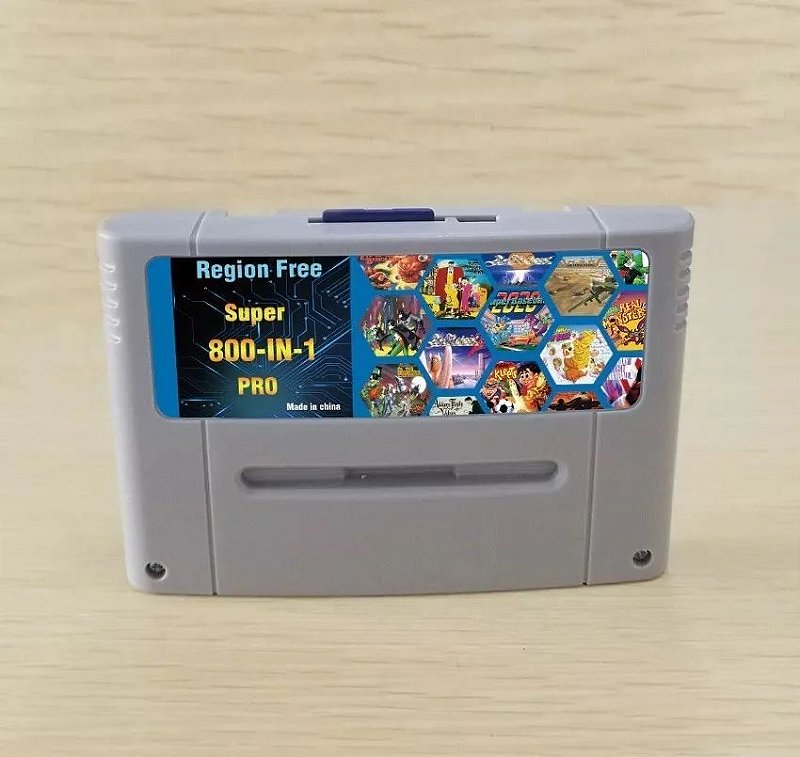 Everdrive Super Nintendo Snes Famicom Cartão 8 Gb + 800 Jogos