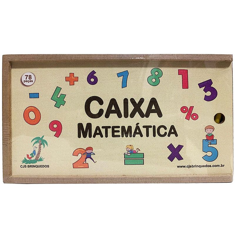 Brinquedo Pedagógico Minha Escolinha Desafio da Matematica 36 Peças Xalingo  66610 na Papelaria Art Nova