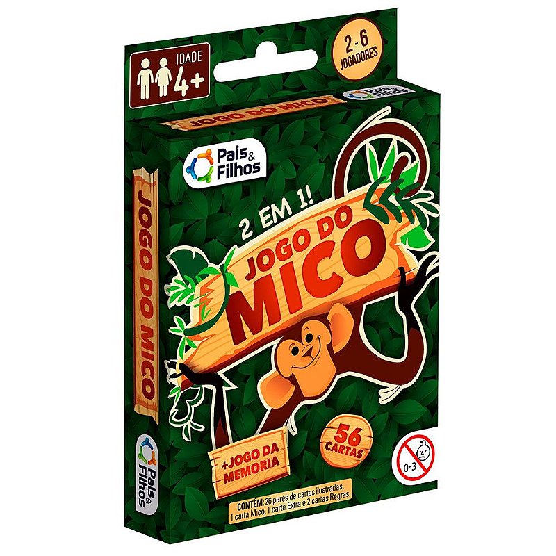 Kit Jogo de Mesa 4 Cores Cartas mico + memoria 2 EM 1 - Loja Zuza  Brinquedos