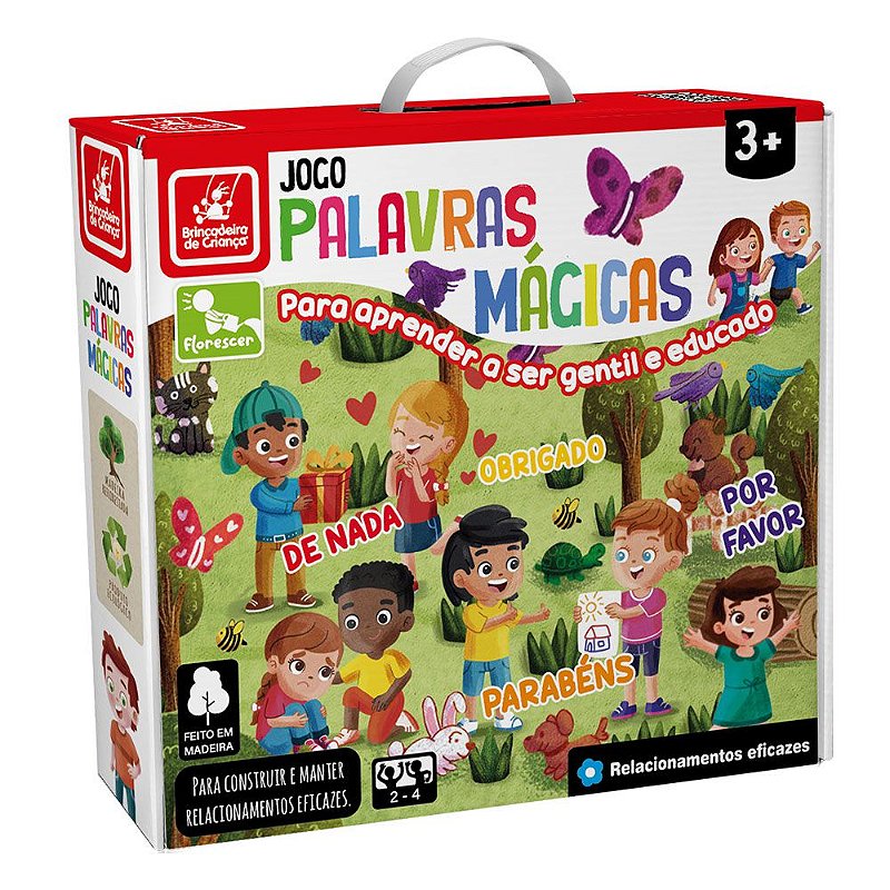 Forme Palavras Jogo Educativo e Pedagógico Alfabetização - Tralalá 4 Kids