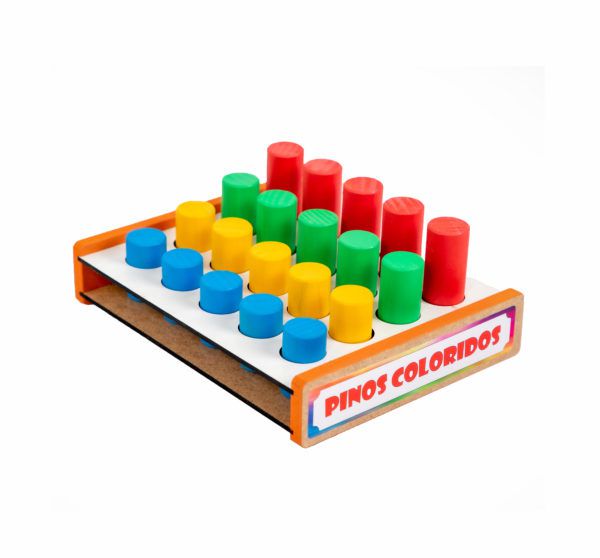 Jogo Montessori de Pinos - Brinquedos Educativos e Pedagógicos