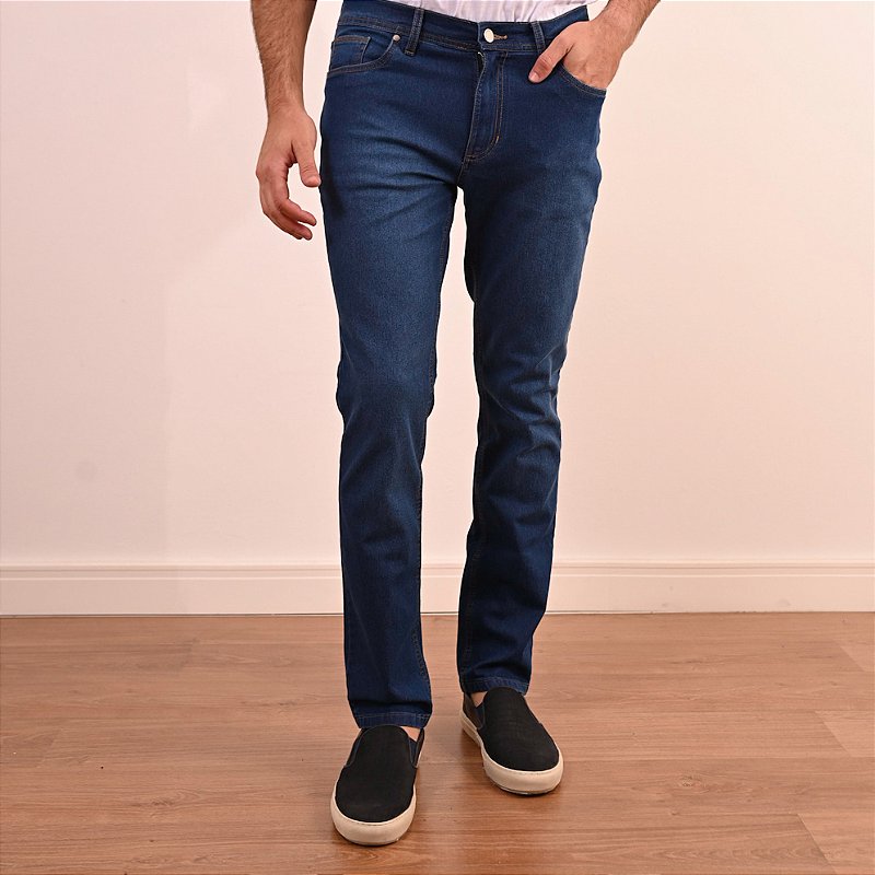 Calça Jeans Reta Cintura Média  Schooner - Schooner - Roupa Feminina e  Masculina