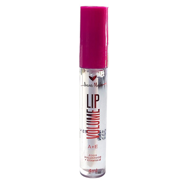 Gloss Lip Volume Labial Transparente Amar Make RR MAKES LOJA VIRTUAL