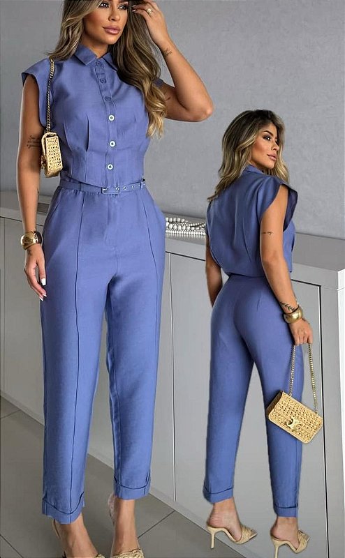 CONJUNTO M AZUL DE CALÇA