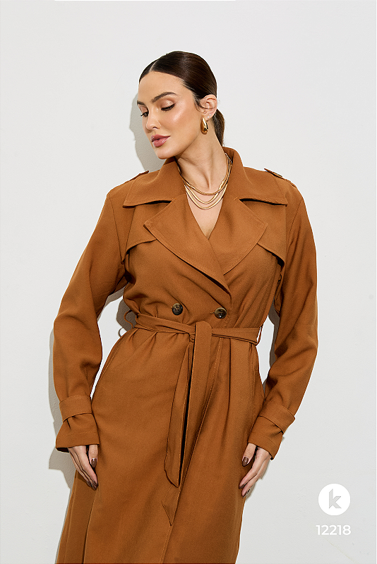 Trench coat , caramelo tam G