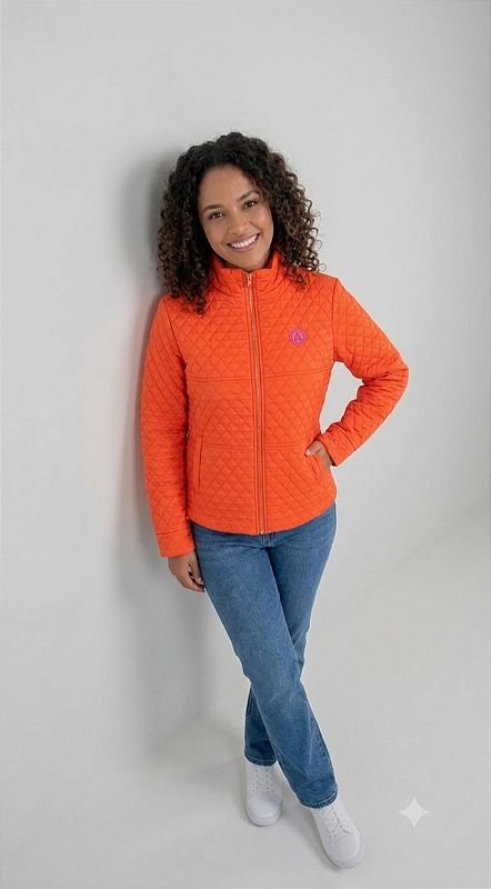 Jaqueta Matasse Laranja G Feminina Esportiva